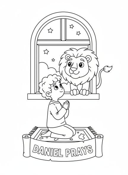Noah baut die Arche mit Werkzeugen und Holz, Ausmalbild von Noahs Arche für Kinder in der Sonntagsschule im Alter von 5-12 Jahren.