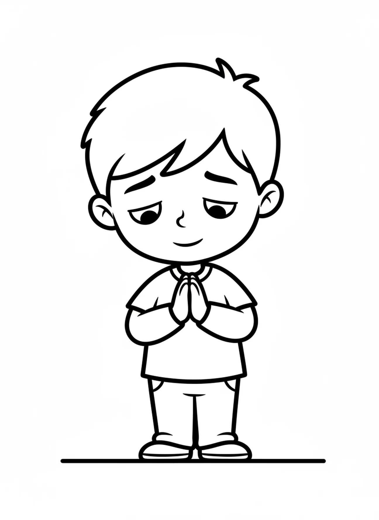 Pierre triste mais plein d'espoir, page à colorier de la Bible avec un coq pour les enfants d'âge préscolaire de 3 à 5 ans.
