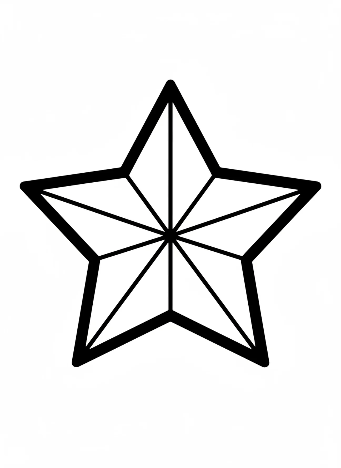 Étoile de Noël géante, page à colorier Étoile de Noël sur Bethléem pour les tout-petits de 2 à 3 ans