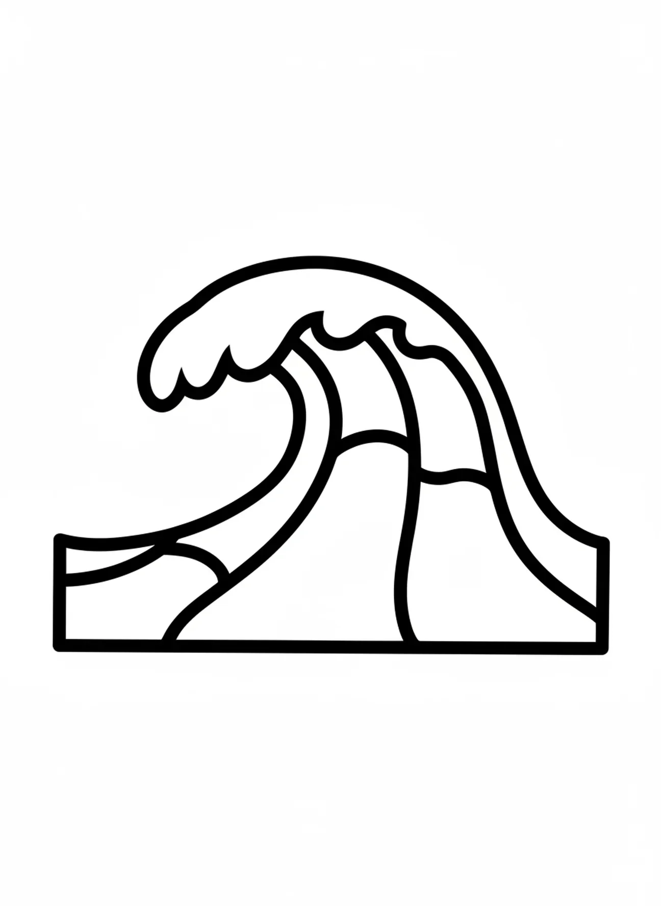 Desenho para colorir Acalmando a Tempestade para crianças de 2 a 3 anos